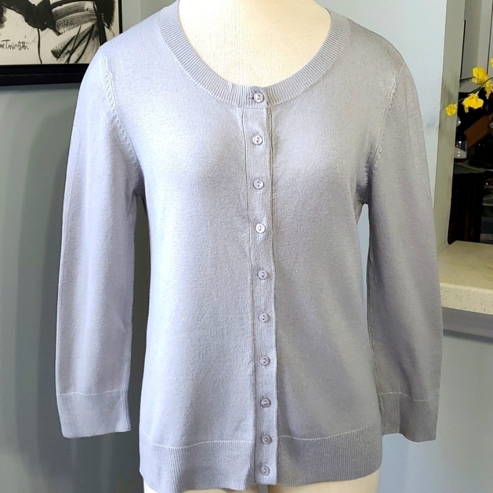 Nue Options light gray cardegan sweater. Very good used condition‎ and qu…